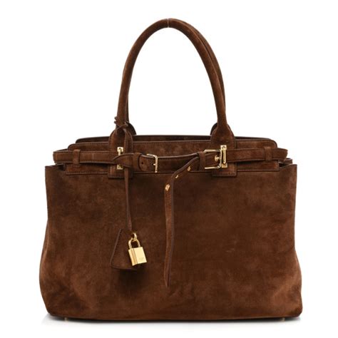 celine suede medium conti brown